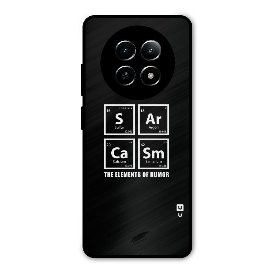 The Elements of Humor Metal Back Case for Realme 12x 5G