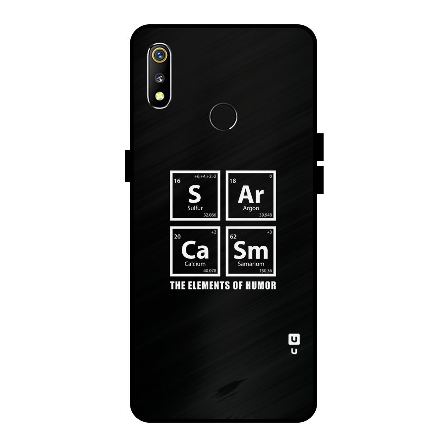 The Elements of Humor Metal Back Case for Realme 3