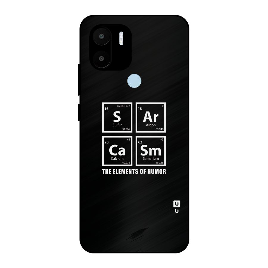 The Elements of Humor Metal Back Case for Redmi A1+