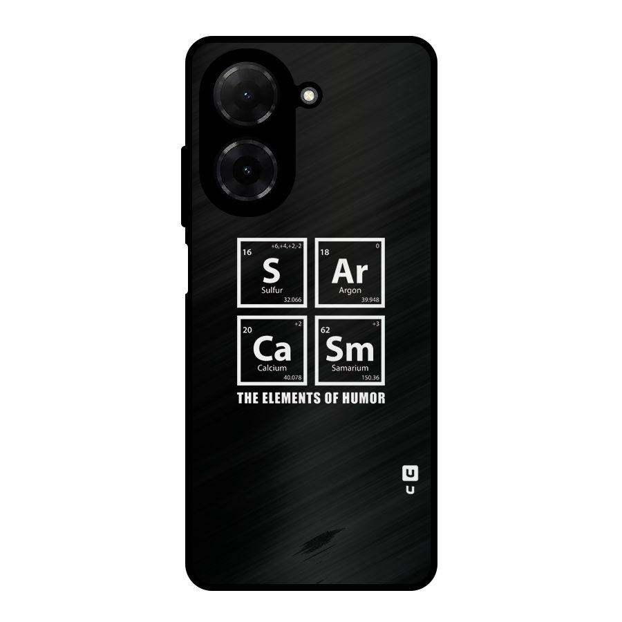 The Elements of Humor Metal Back Case for Redmi A5 4G