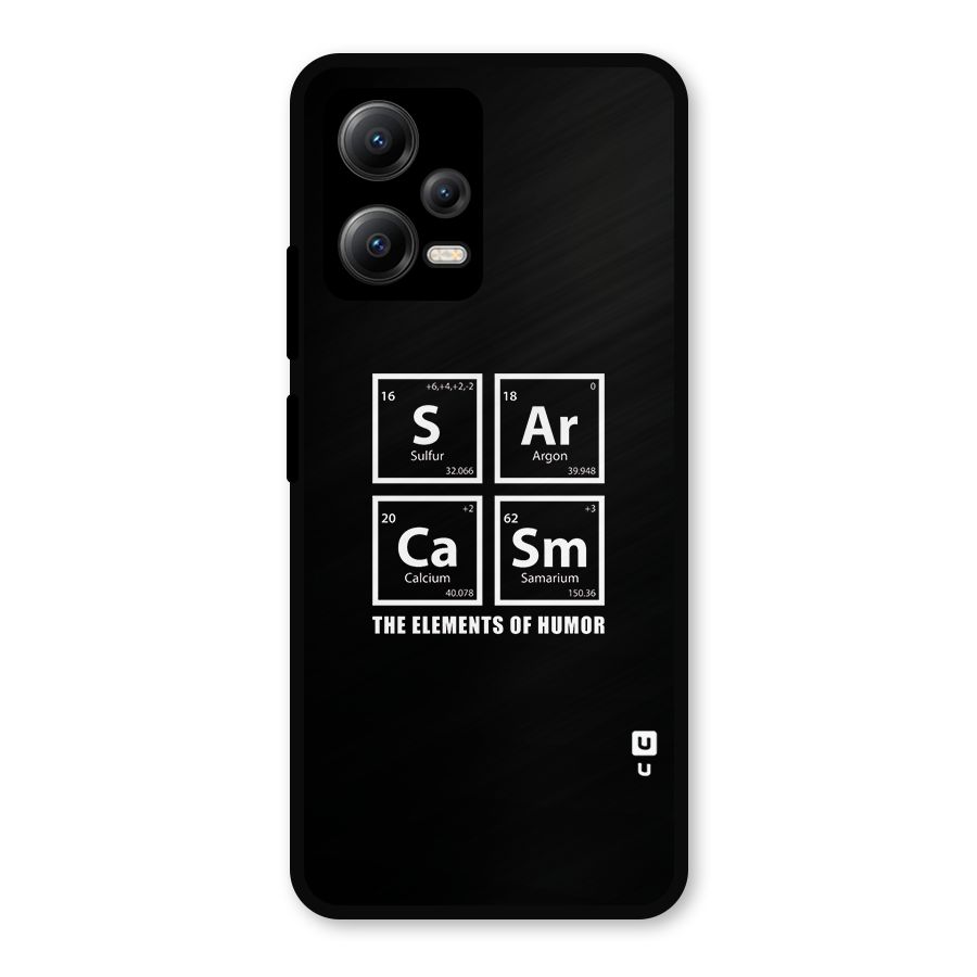 The Elements of Humor Metal Back Case for Redmi Note 12 5G