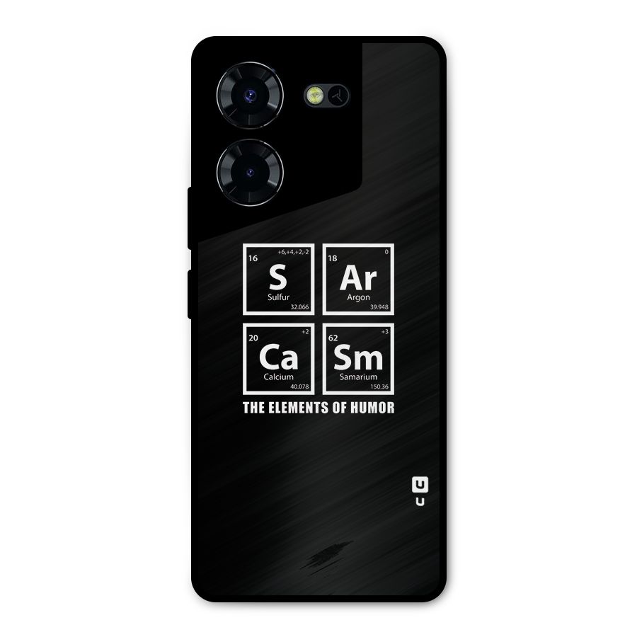 The Elements of Humor Metal Back Case for Tecno Pova 5 Pro 5G
