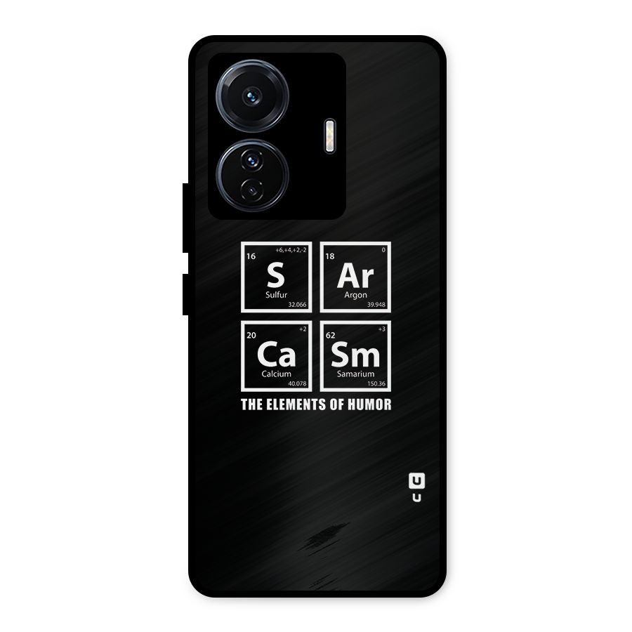 The Elements of Humor Metal Back Case for Vivo T1 Pro