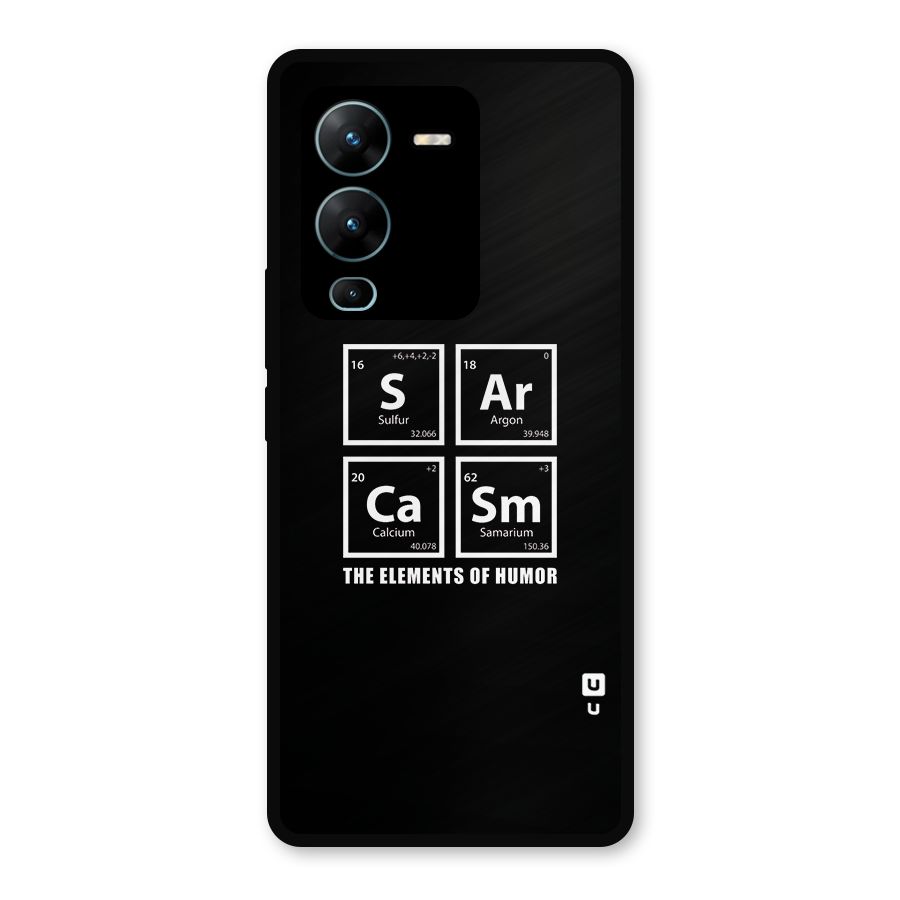 The Elements of Humor Metal Back Case for Vivo V25 Pro