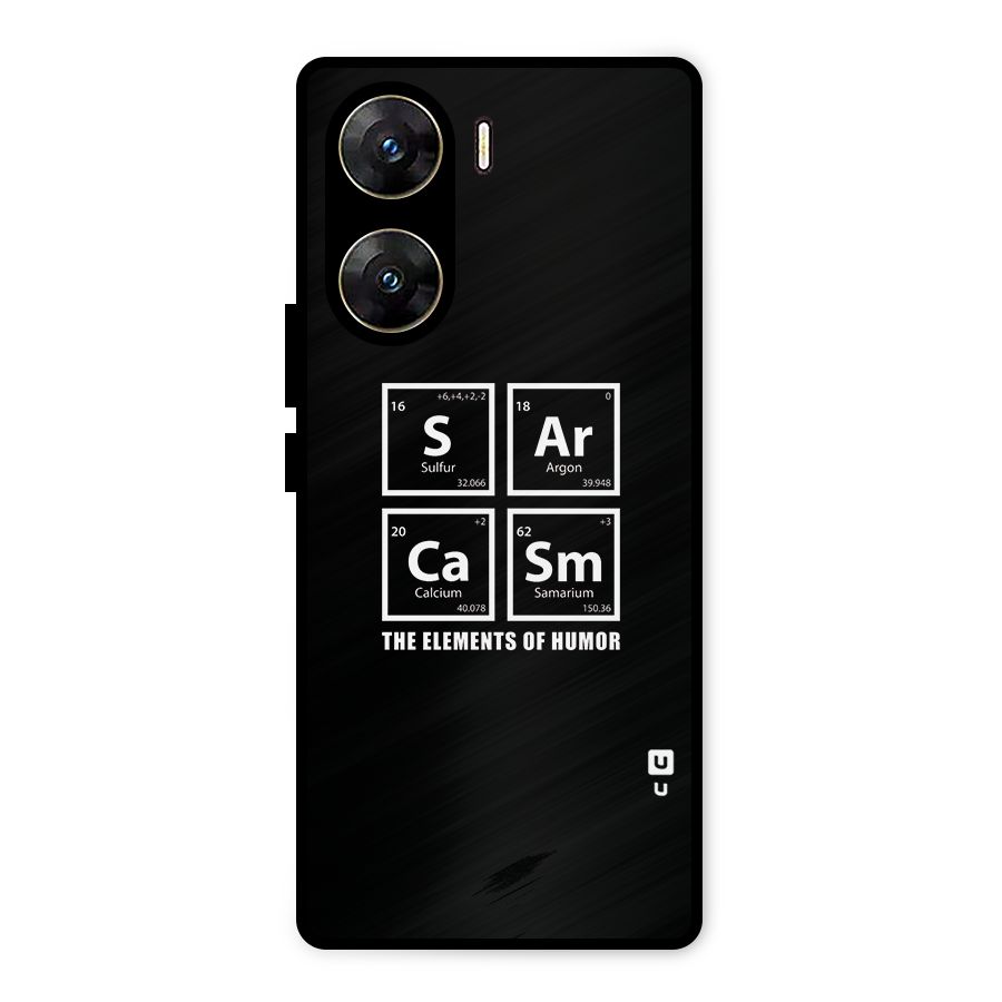 The Elements of Humor Metal Back Case for Vivo V29e