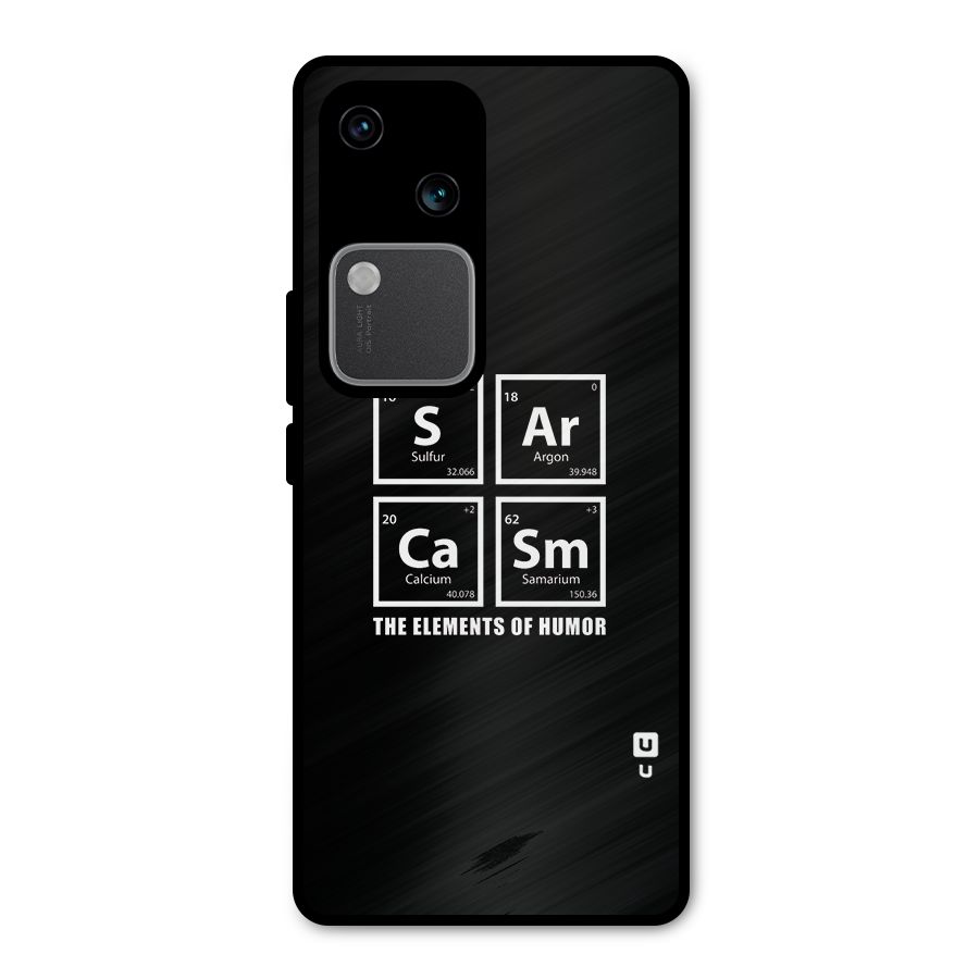 The Elements of Humor Metal Back Case for Vivo V30