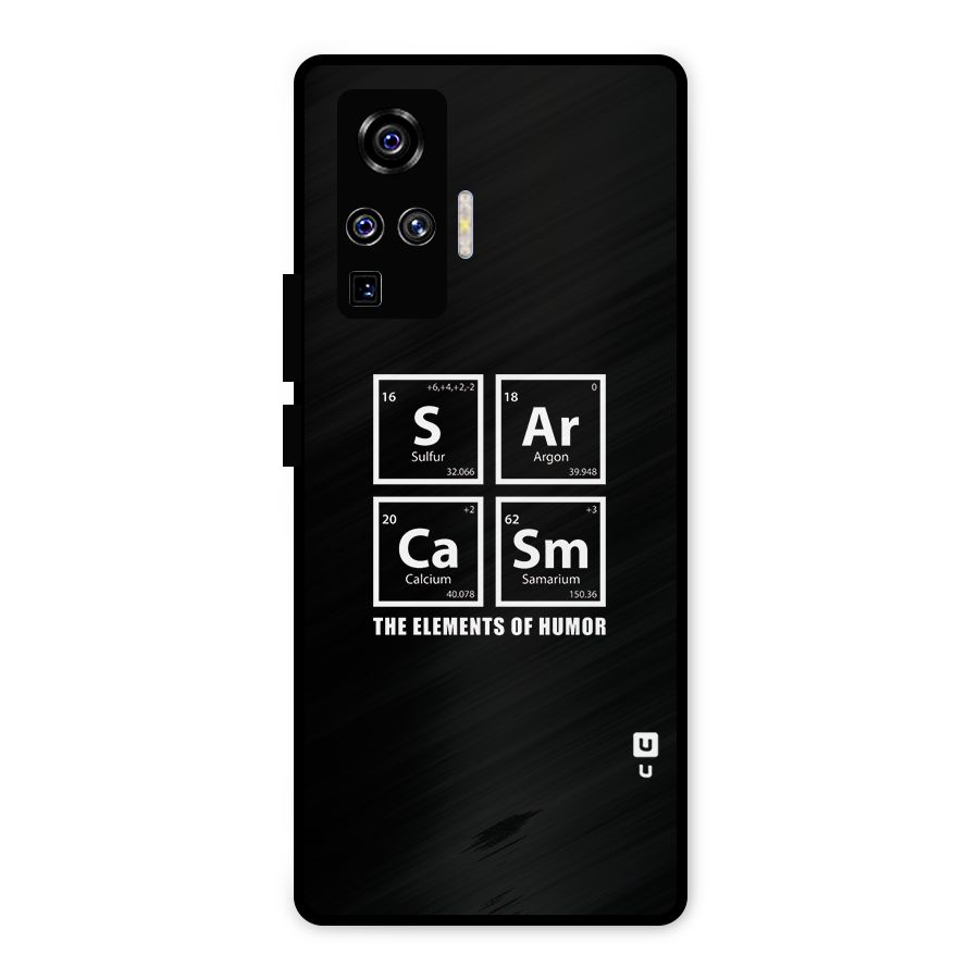The Elements of Humor Metal Back Case for Vivo X50 Pro