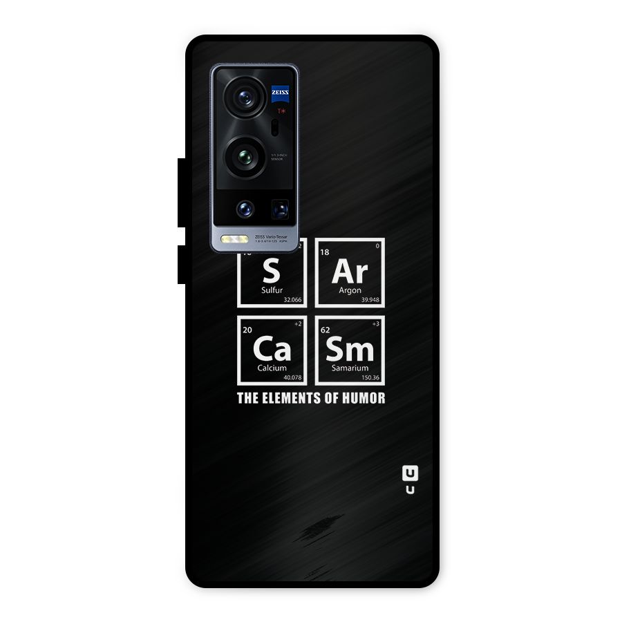 The Elements of Humor Metal Back Case for Vivo X60 Pro Plus