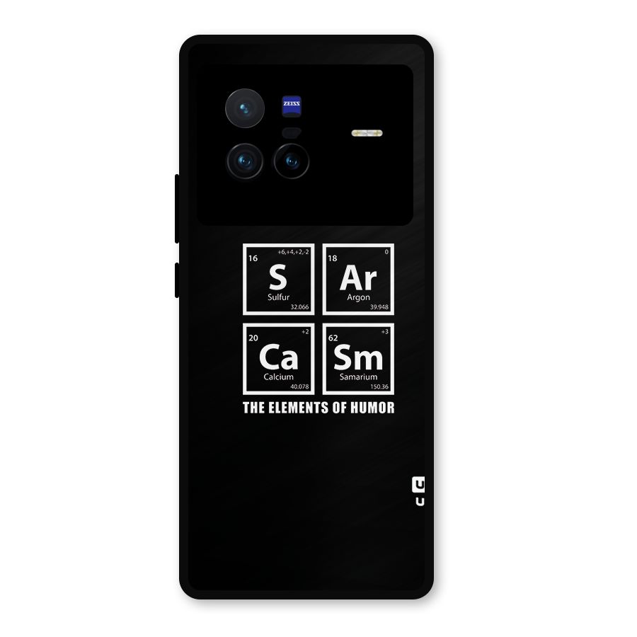 The Elements of Humor Metal Back Case for Vivo X80