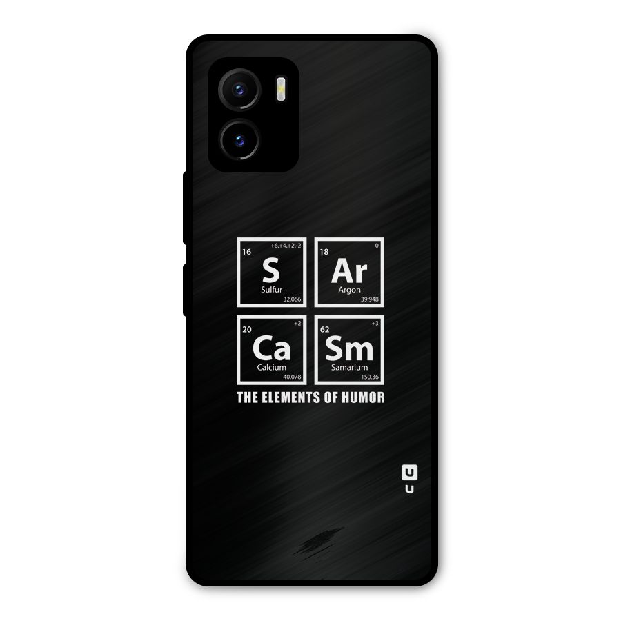 The Elements of Humor Metal Back Case for Vivo Y15s