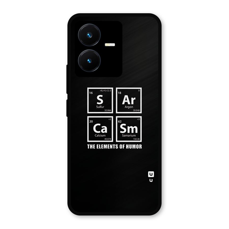 The Elements of Humor Metal Back Case for Vivo Y22