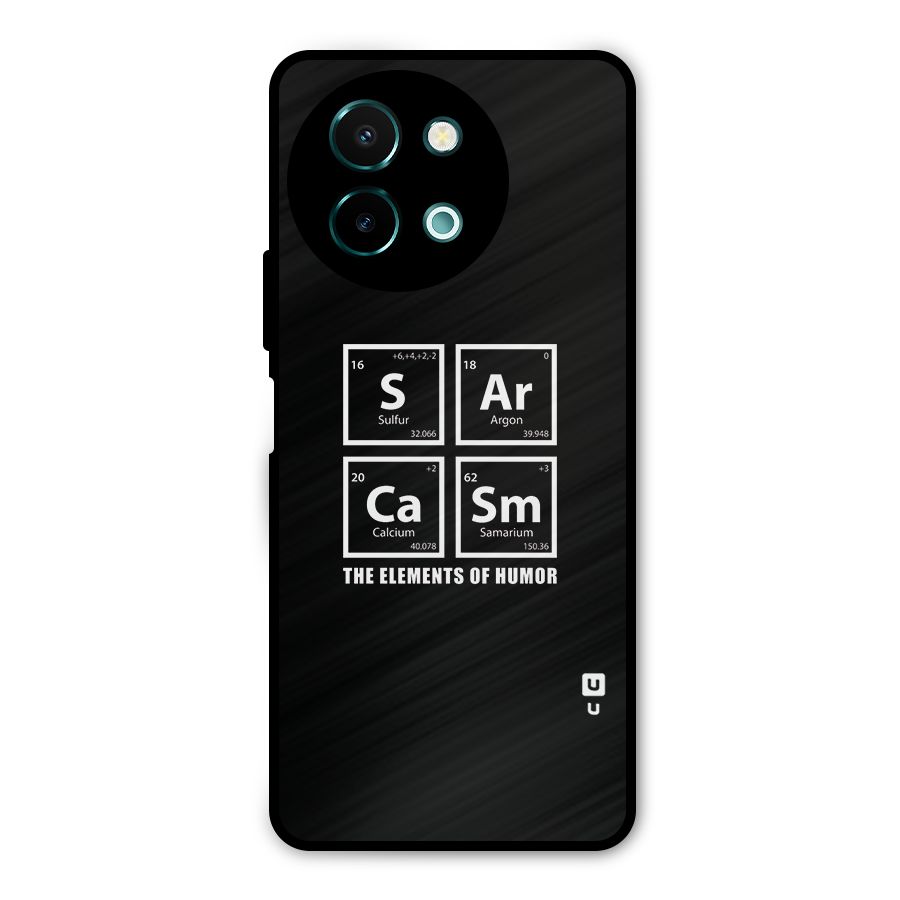 The Elements of Humor Metal Back Case for Vivo Y58