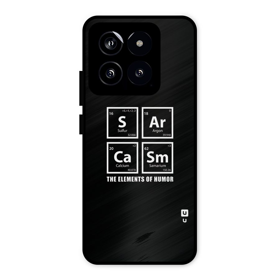 The Elements of Humor Metal Back Case for Xiaomi 14