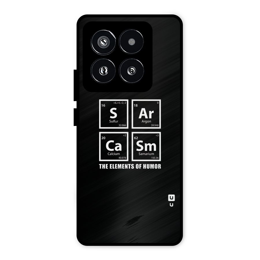The Elements of Humor Metal Back Case for Xiaomi 14 Pro