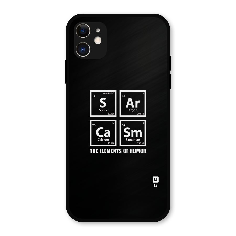 The Elements of Humor Metal Back Case for iPhone 11