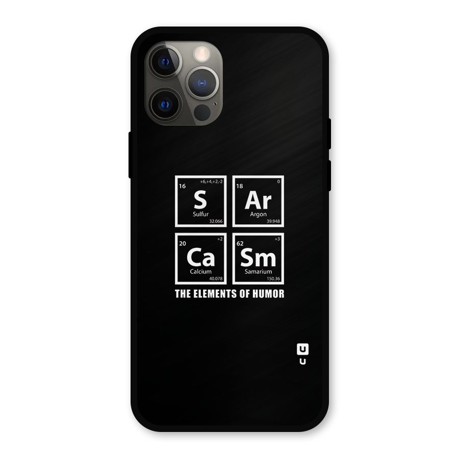 The Elements of Humor Metal Back Case for iPhone 12 Pro