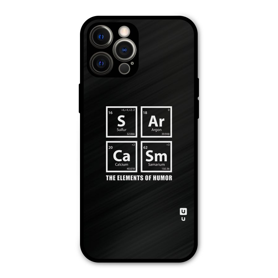 The Elements of Humor Metal Back Case for iPhone 12 Pro Max