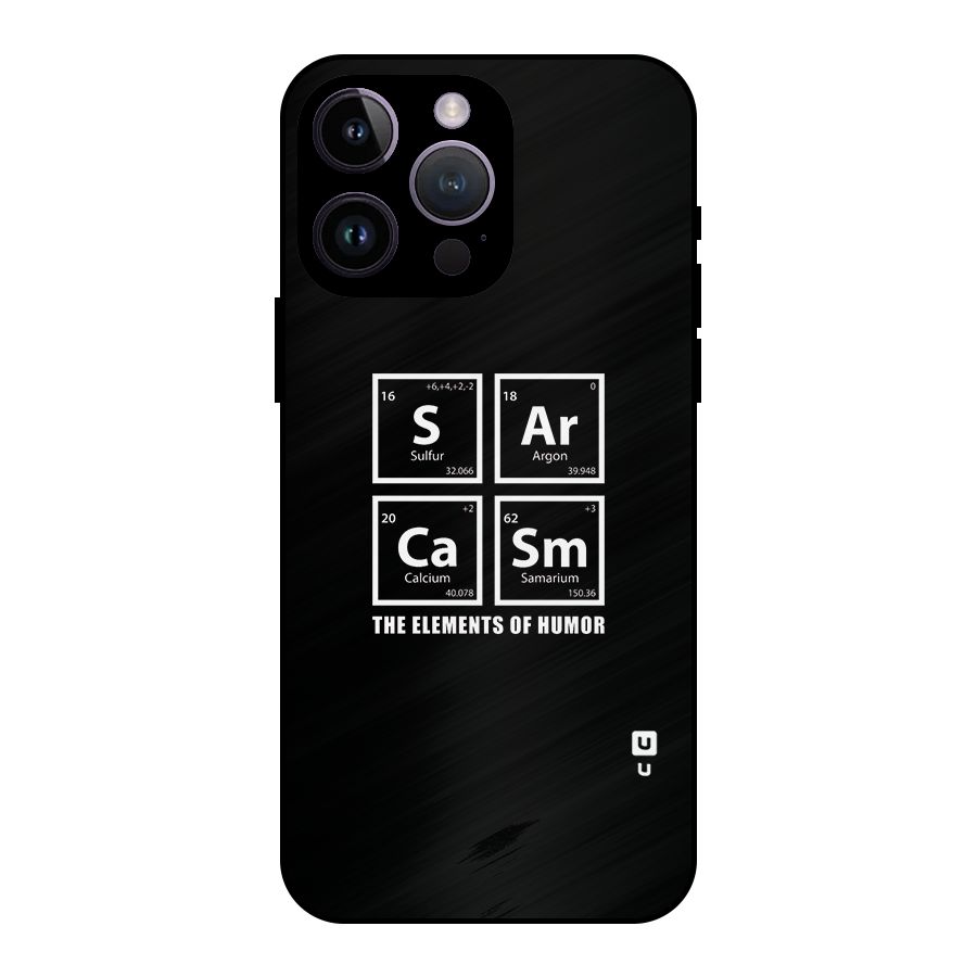 The Elements of Humor Metal Back Case for iPhone 14 Pro Max