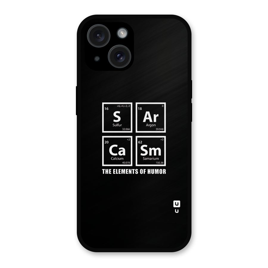 The Elements of Humor Metal Back Case for iPhone 15