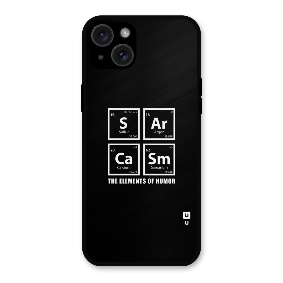 The Elements of Humor Metal Back Case for iPhone 15 Plus
