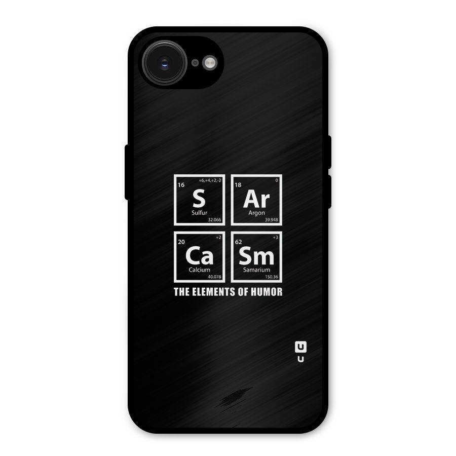 The Elements of Humor Metal Back Case for iPhone 16e