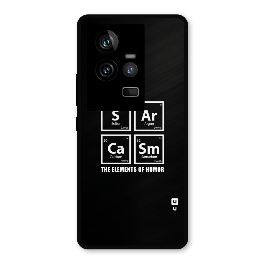 The Elements of Humor Metal Back Case for iQOO 11 5G