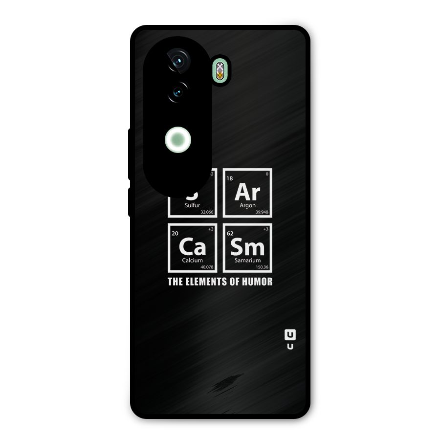 The Elements of Humor Metal Back Case for iQOO Z9s