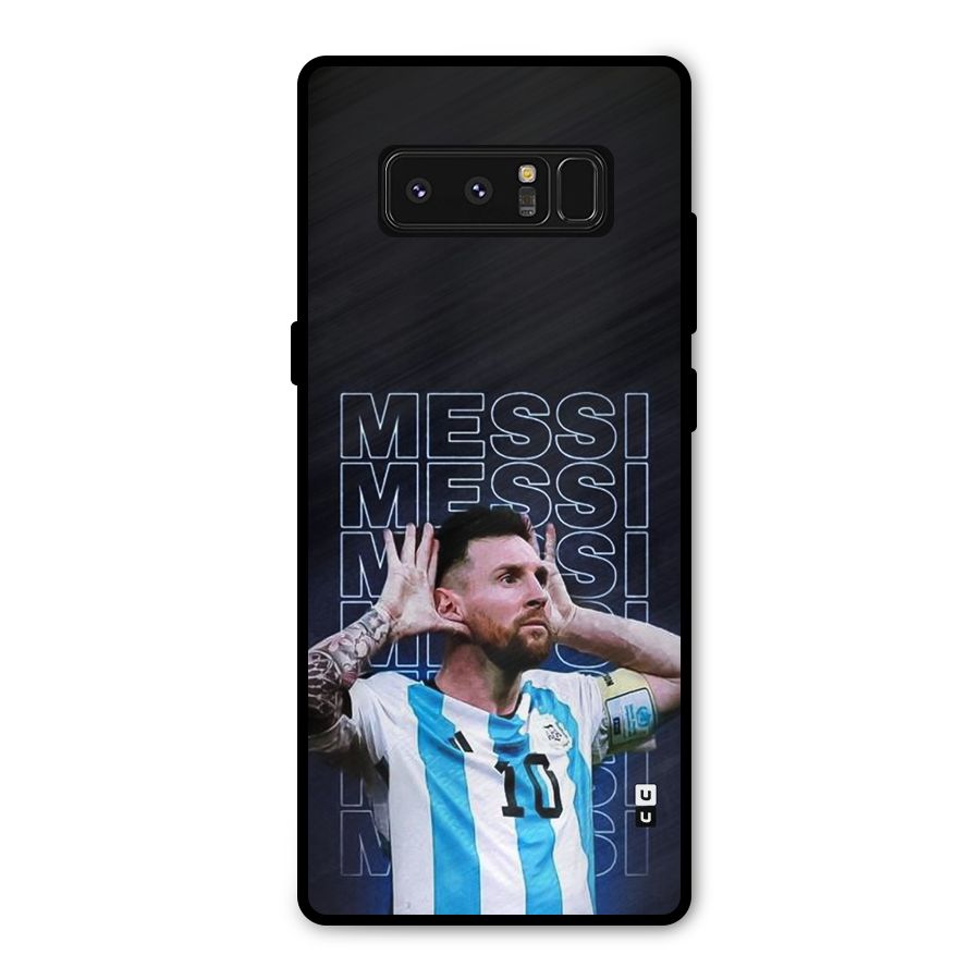 The Football Genius Metal Back Case for Galaxy Note 8