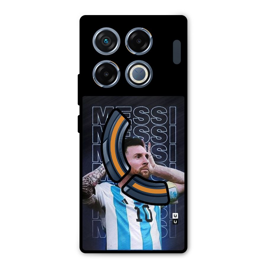 The Football Genius Metal Back Case for Infinix GT 20 Pro