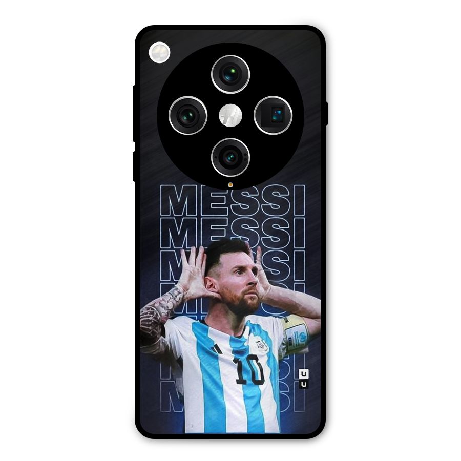 The Football Genius Metal Back Case for Oppo Find X8 Pro