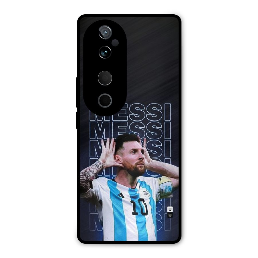 The Football Genius Metal Back Case for Vivo T3 Ultra