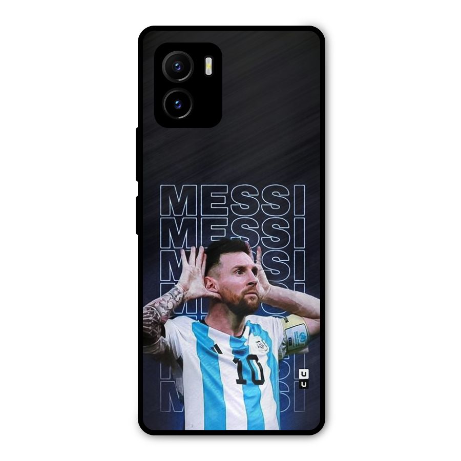 The Football Genius Metal Back Case for Vivo Y15s