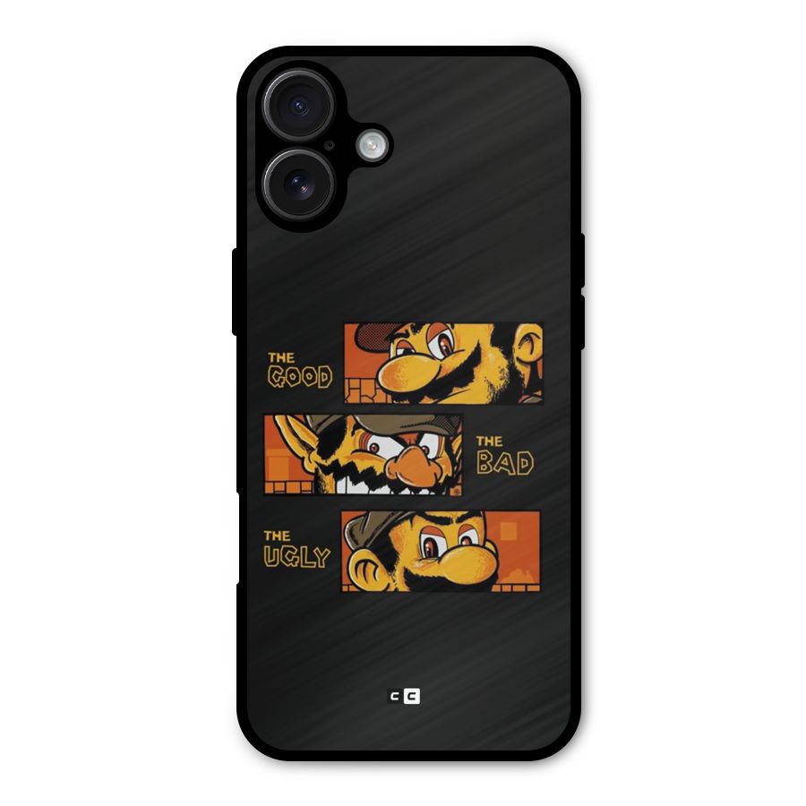 The Good Bad Ugly Metal Back Case for iPhone 16 Plus