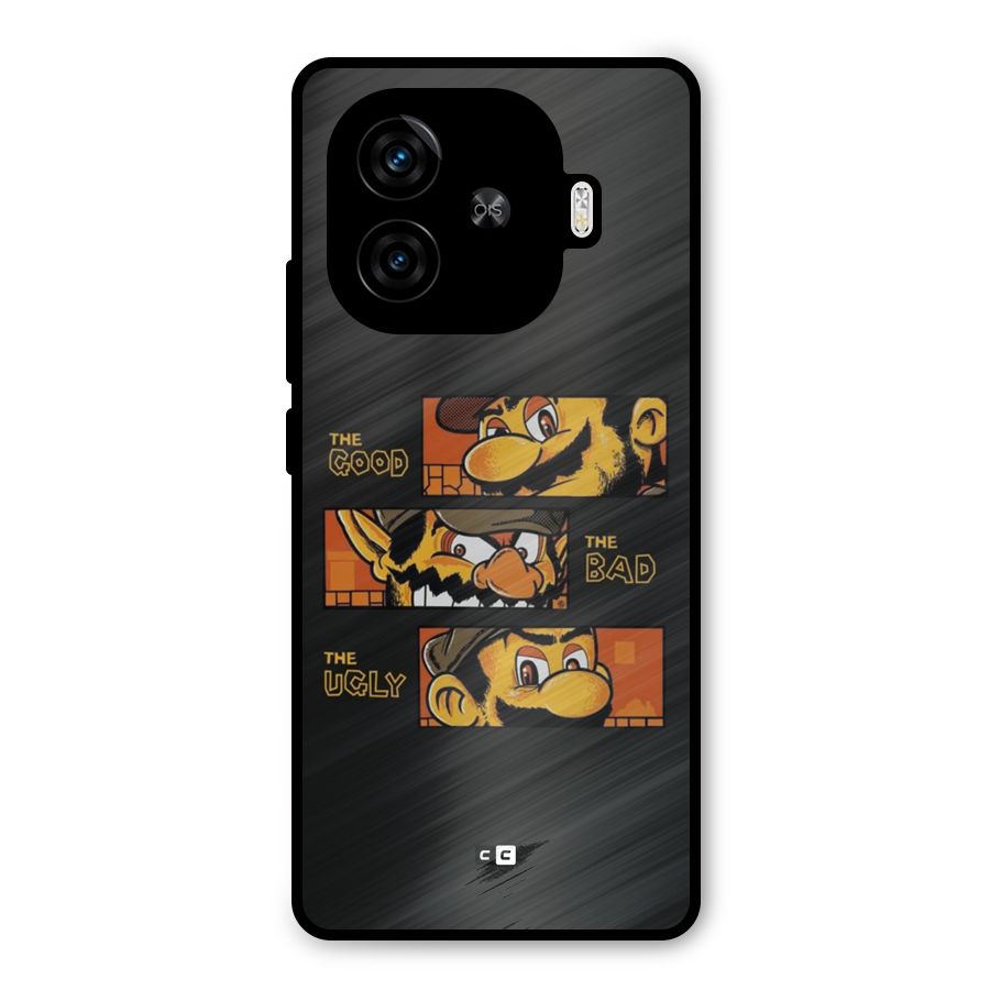 The Good Bad Ugly Metal Back Case for iQOO Z9 Turbo
