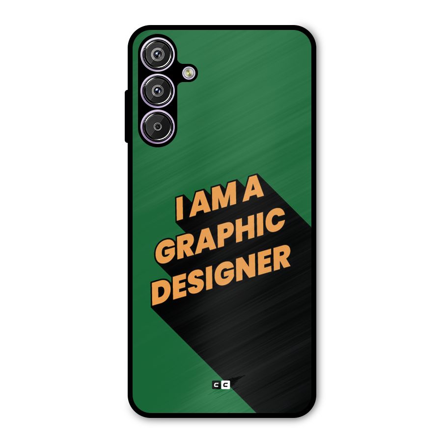 The Graphic Designer Metal Back Case for Galaxy M15