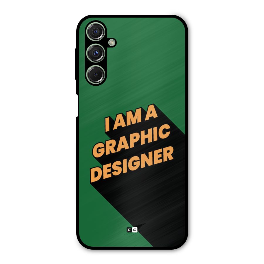 The Graphic Designer Metal Back Case for Galaxy M34