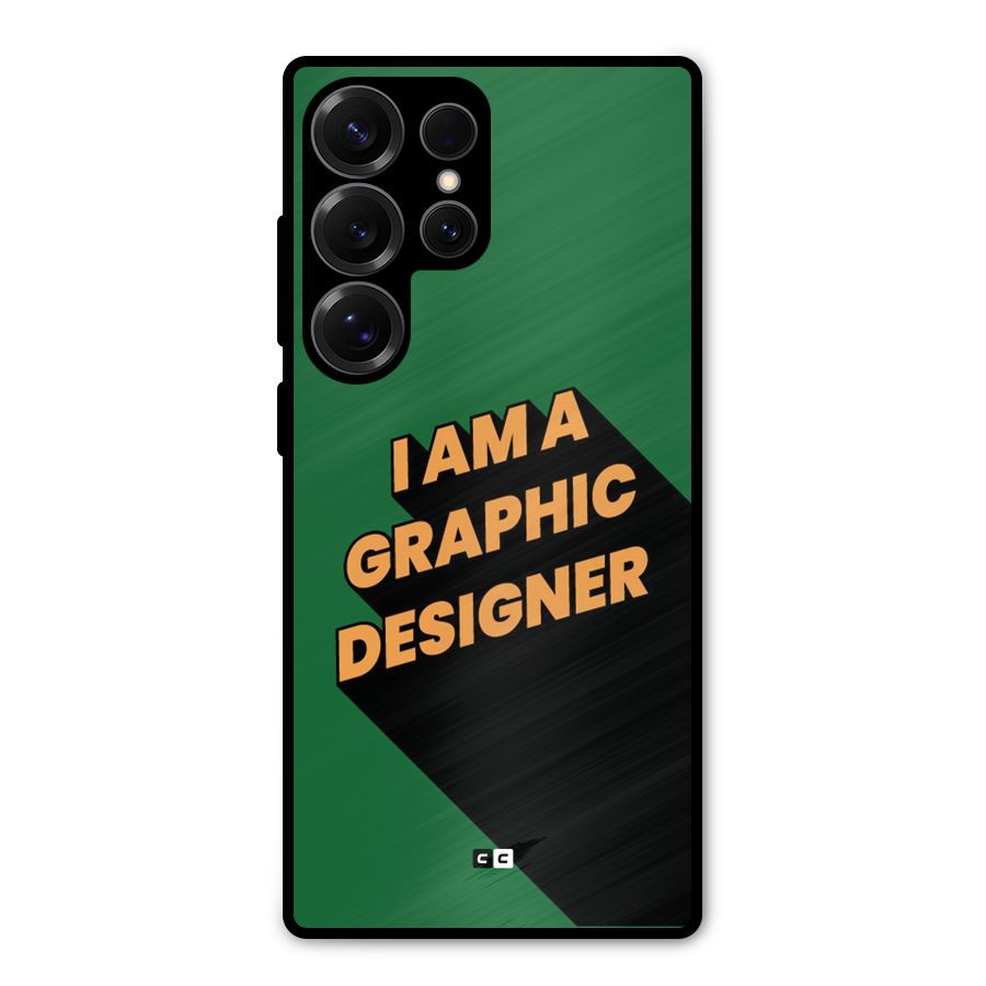 The Graphic Designer Metal Back Case for Galaxy S25 Ultra