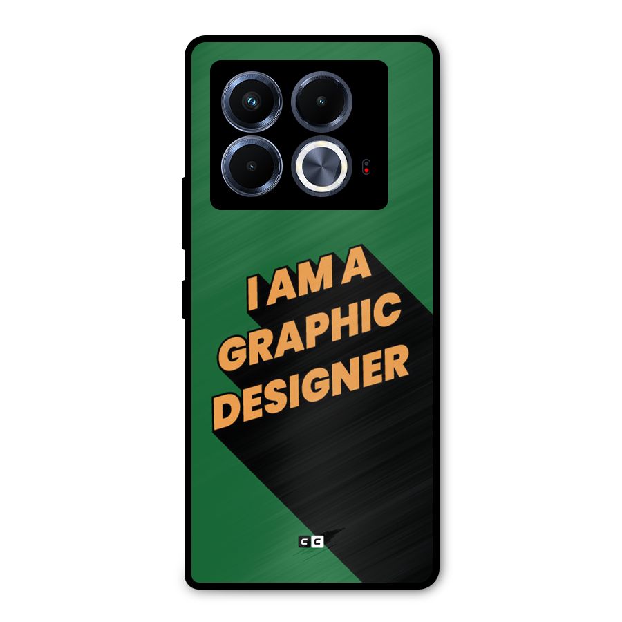 The Graphic Designer Metal Back Case for Infinix Note 40 5G