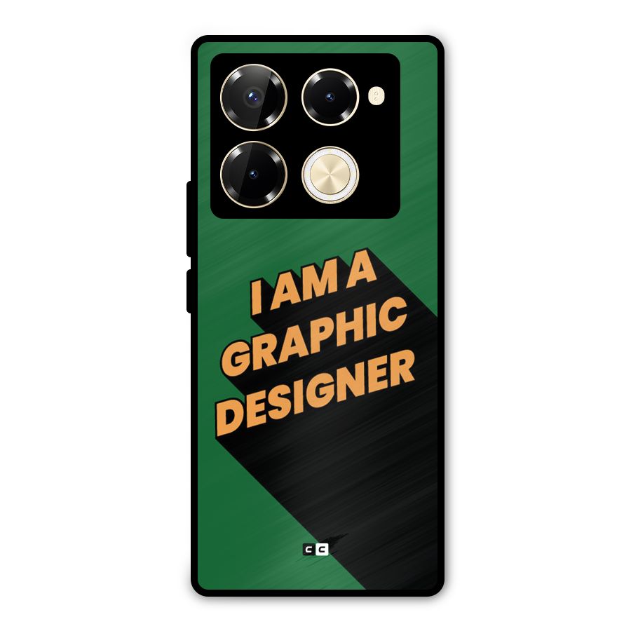 The Graphic Designer Metal Back Case for Infinix Note 40 Pro