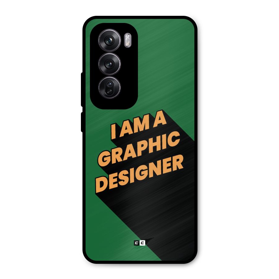 The Graphic Designer Metal Back Case for Oppo Reno12 Pro