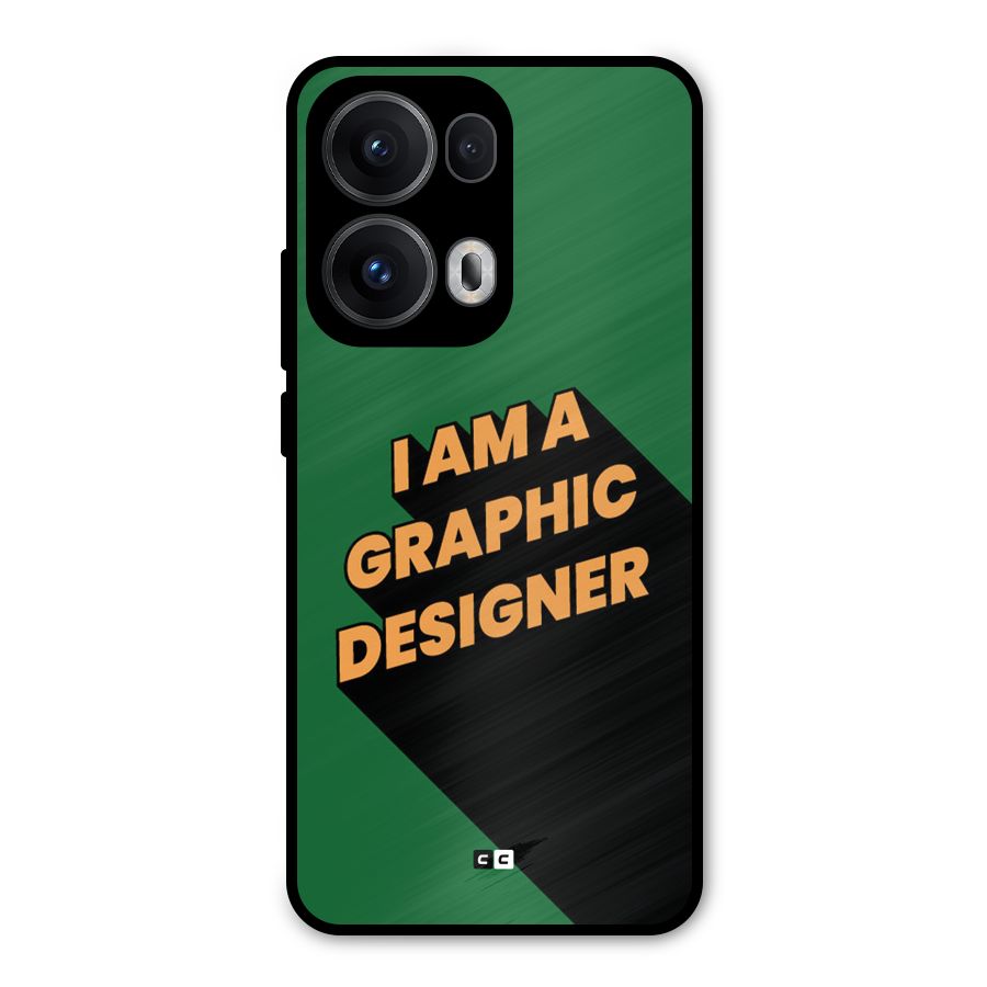 The Graphic Designer Metal Back Case for Oppo Reno13 Pro