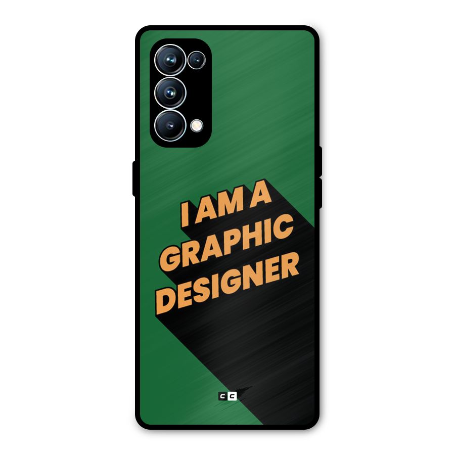 The Graphic Designer Metal Back Case for Oppo Reno5 Pro 5G