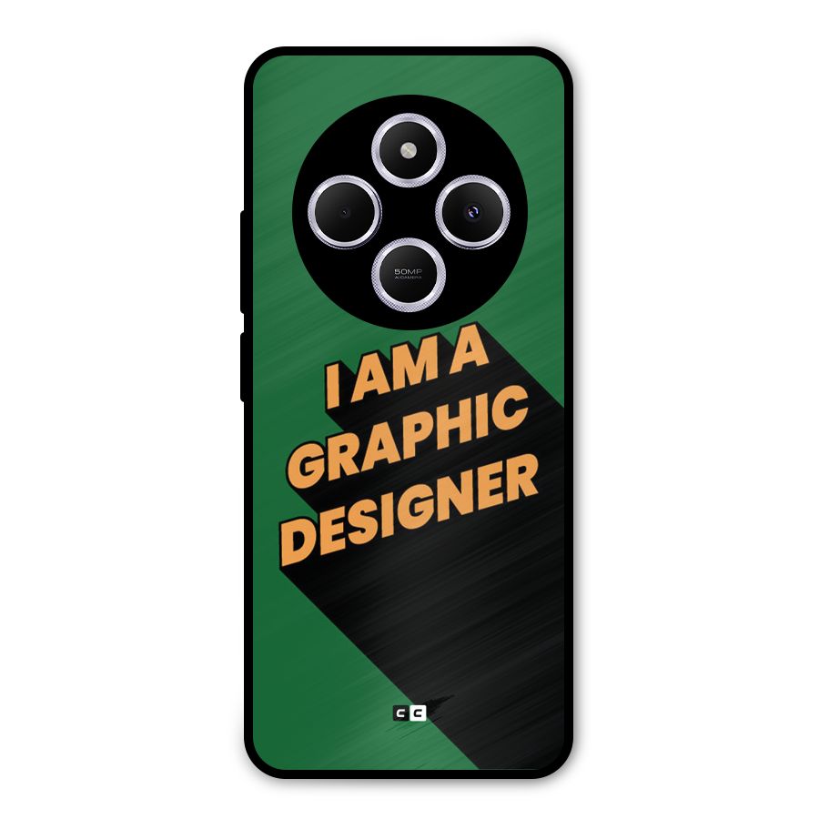 The Graphic Designer Metal Back Case for Poco C75 5G