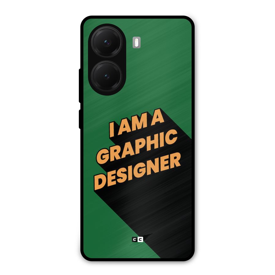 The Graphic Designer Metal Back Case for Poco X7 Pro