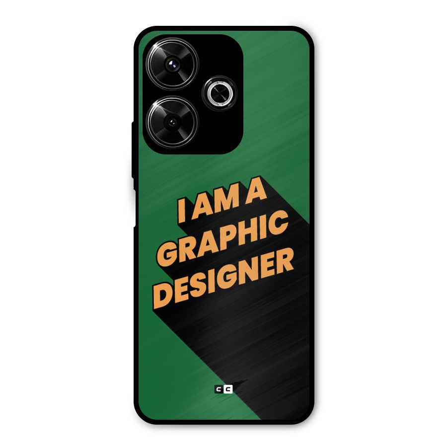 The Graphic Designer Metal Back Case for Redmi 13 5G