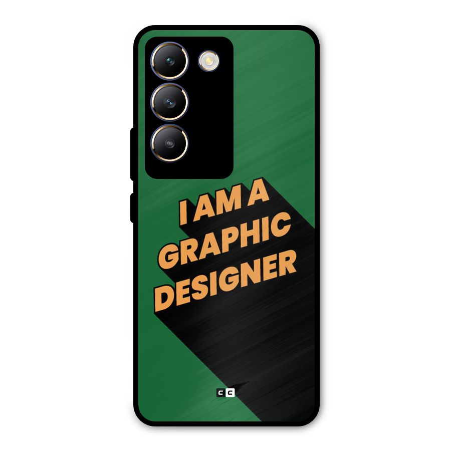 The Graphic Designer Metal Back Case for Vivo T3 5G