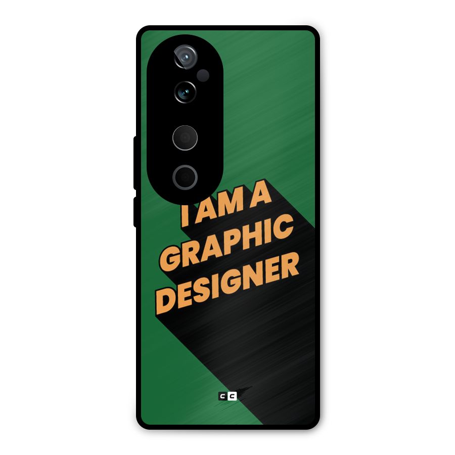 The Graphic Designer Metal Back Case for Vivo T3 Ultra