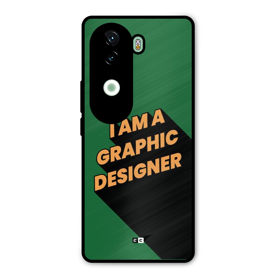 The Graphic Designer Metal Back Case for Vivo V40e