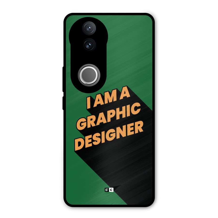 The Graphic Designer Metal Back Case for Vivo V50