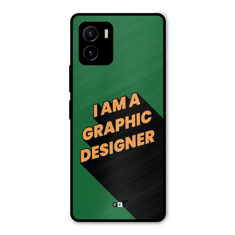 The Graphic Designer Metal Back Case for Vivo Y15s